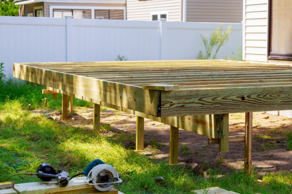 Elevated Deck Installation in Wexford